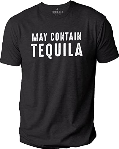 May Contain Tequila Sarcastic Graphic Tee Novelty Funny T-Shirt - eBollo.com