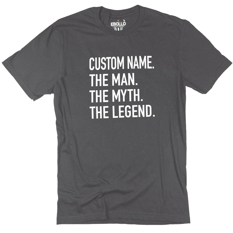 Personalized "The Man, The Myth, The Legend" T-Shirt – Father's Day Gift