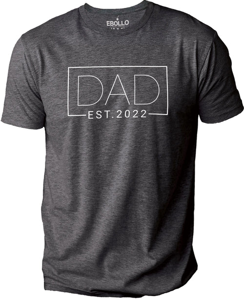 Dad Est 2022 T-shirt - Funny Custom Shirt for Men - Gift for New Dads