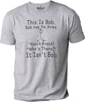 Funny "This is Bob" Knock Knock Joke T-Shirt, Humor Tee