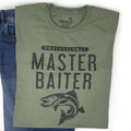 Funny Fishing Shirt – Pro Master Baiter T-Shirt, Fisherman Humor Tee, Gag Gift for Men