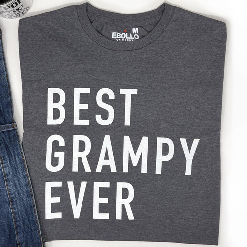 Best Grampy Ever T-Shirt, Funny Father's Day Gift for Grandpa, Granddad Tee