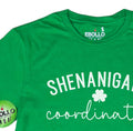 Shenanigans Coordinator St Patricks Day Shirt: Funny Irish Tee