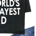 World's Okayest Dad Shirt, Funny Men's Tee, Father's Day Gift