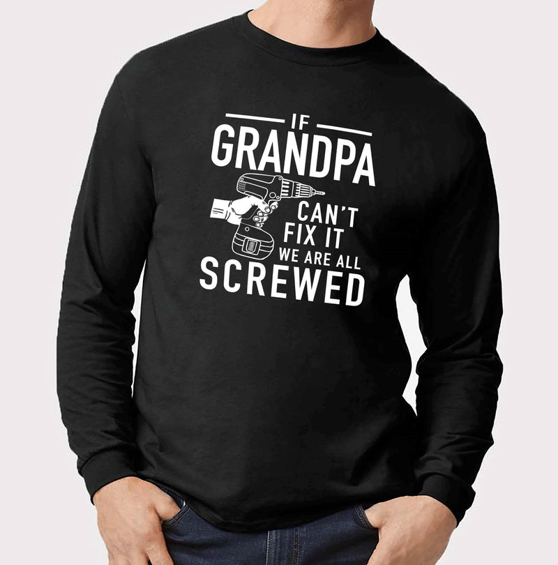 Funny Grandpa Fix-It Shirt – Father's Day Gift Tee