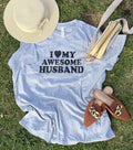I Love My Husband T-Shirt, Valentine's Wife Gift