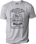 Greatest Dad T-Shirt, No.1 Father, Funny Men's Gift