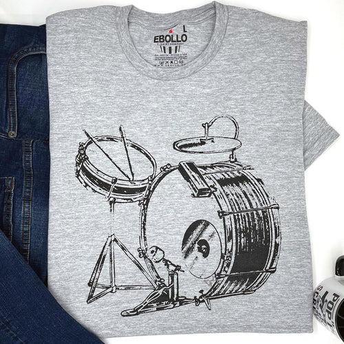 Vintage Drums Graphic Tee: Music Lover Gift - Fathers Day Gift - Shirts for Men