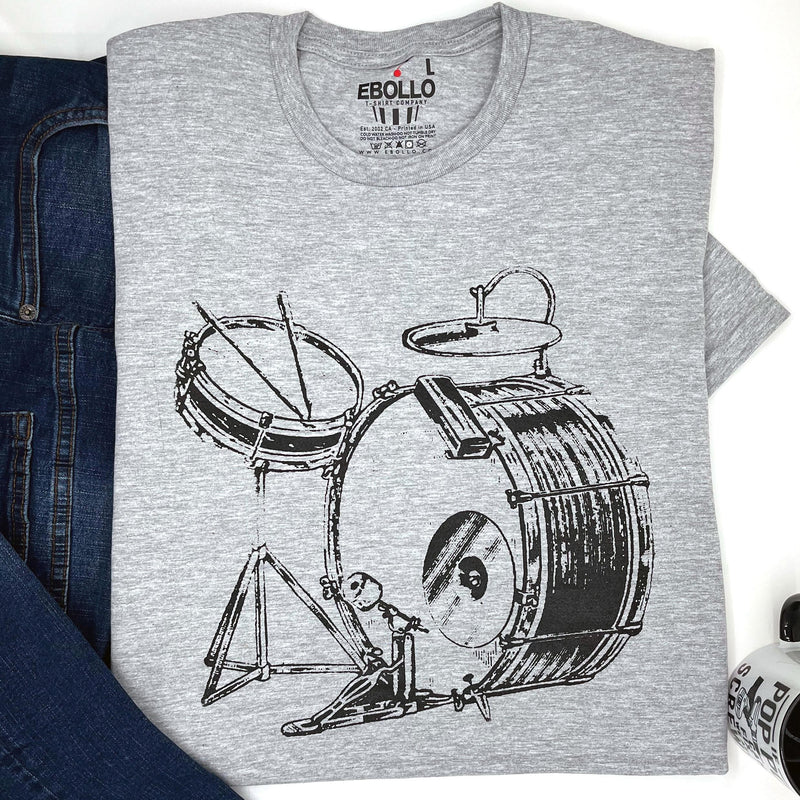 Vintage Drums Graphic Tee: Music Lover Gift - Fathers Day Gift - Shirts for Men
