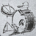 Vintage Drums Graphic Tee: Music Lover Gift - Fathers Day Gift - Shirts for Men
