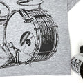 Vintage Drums Graphic Tee: Music Lover Gift - Fathers Day Gift - Shirts for Men