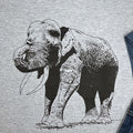Elephant Graphic Men's T-Shirt: Retro Style Tee, Father's Day Gift
