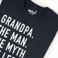 Funny Grandpa T-Shirt: The Man, The Myth, The Legend
