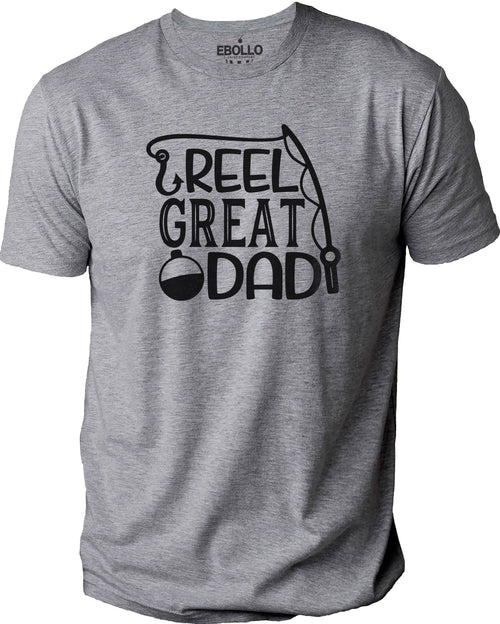 Reel Great Dad Shirt, Funny Fishing Gift Tee