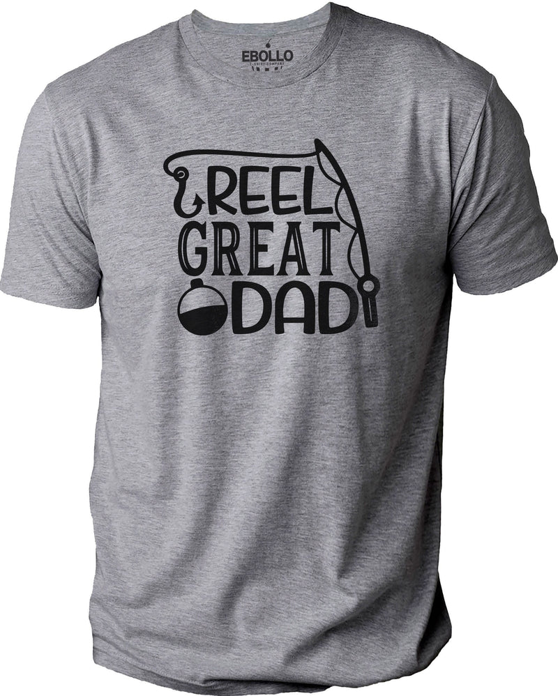 Reel Great Dad Shirt, Funny Fishing Gift Tee