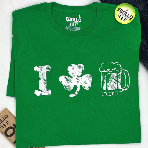 I Love Beer St. Patrick's Day T-Shirt: Fun Irish Apparel