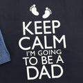 Funny Expecting Dad T-Shirt: Keep Calm Baby Announcement Tee