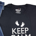 Funny Expecting Dad T-Shirt: Keep Calm Baby Announcement Tee