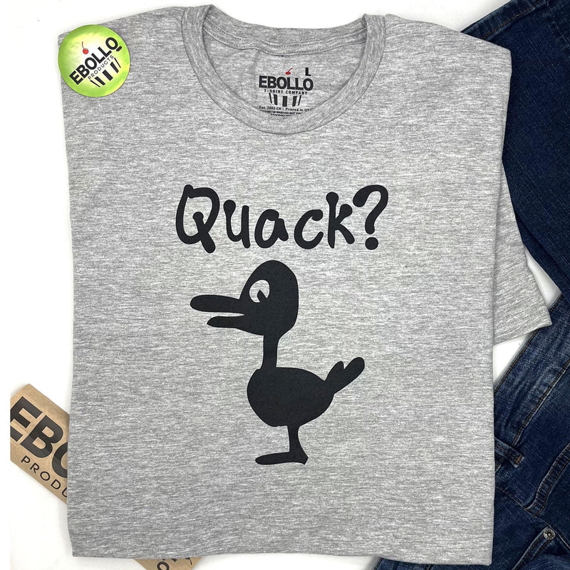 Funny Duck Graphic Men's T-Shirt | Quack Dad Gift