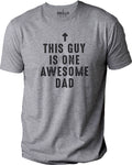 Awesome Dad T-Shirt, Funny Fathers Day Gift for Husband
