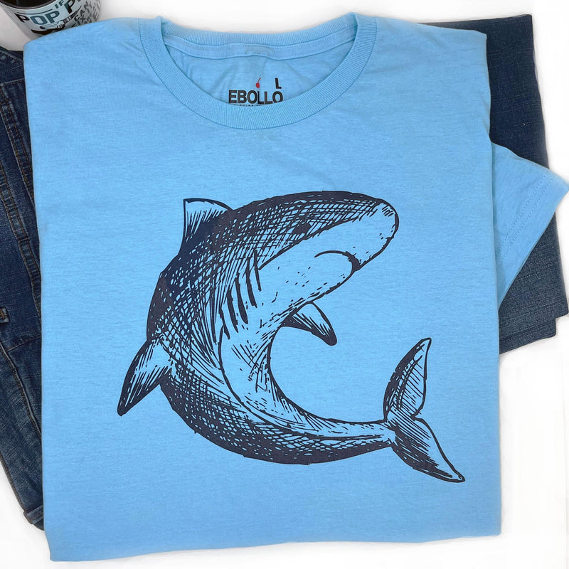 Shark Graphic T-Shirt: Funny Men's Tee, Husband Gift