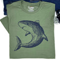 Shark Graphic T-Shirt: Funny Men's Tee, Husband Gift
