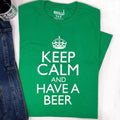 St Patrick's Day T-Shirt: Keep Calm and Have a Beer, Irish Gift