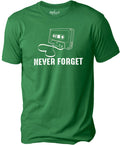Never Forget Cassette Tape T-Shirt: Retro Humor Tee