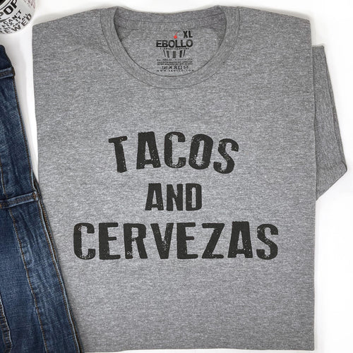 Tacos and Cervezas Shirt: Funny Dad Vacation Tee