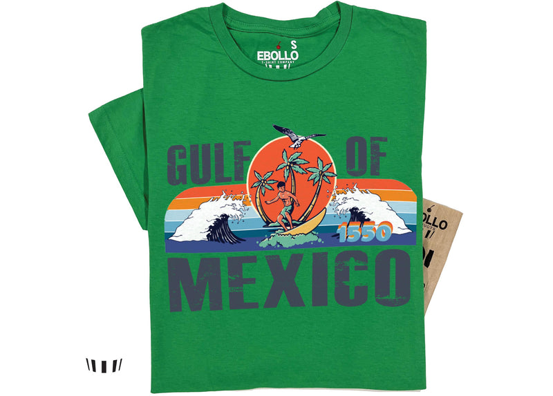 Gulf of Mexico T-Shirt: Vintage Coastal Beach Tee