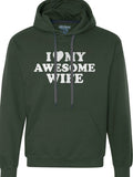 I Love My Wife Hoodie, Valentines, Anniversary, Birthday Gift for Husbands