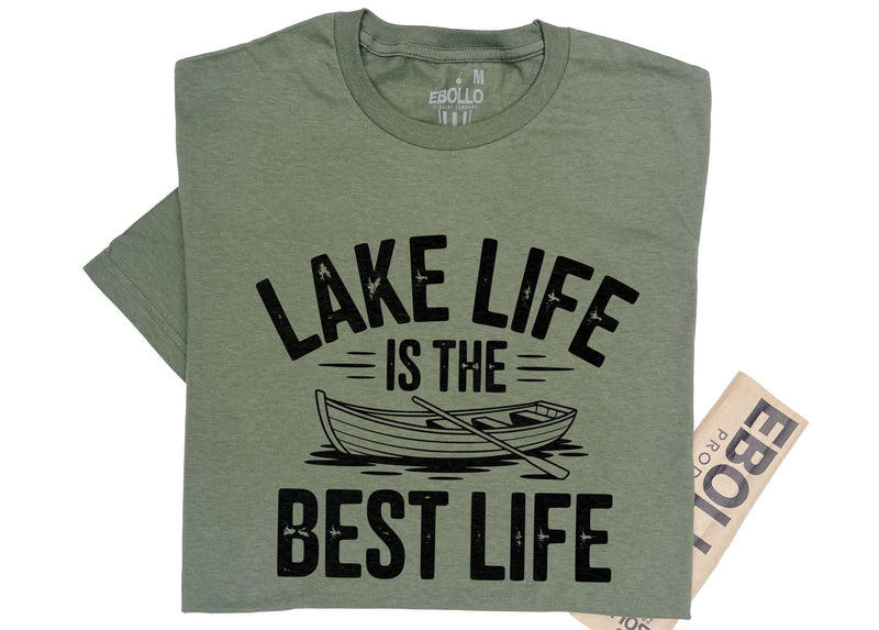 Lake Life T-Shirt: Funny Outdoor Camping Tee, Family Vacation