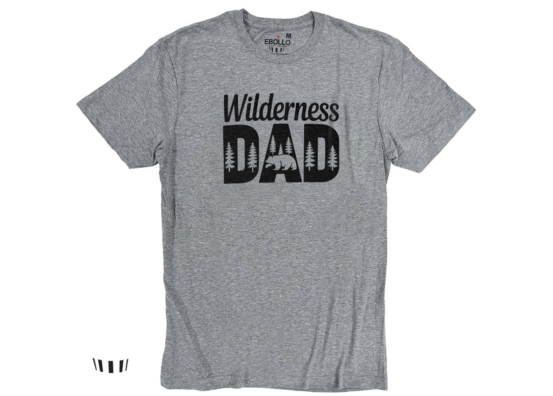 Wilderness Dad Tee, Funny Men's Camping Shirt, Father's Day Gift, Nature Lover Tee
