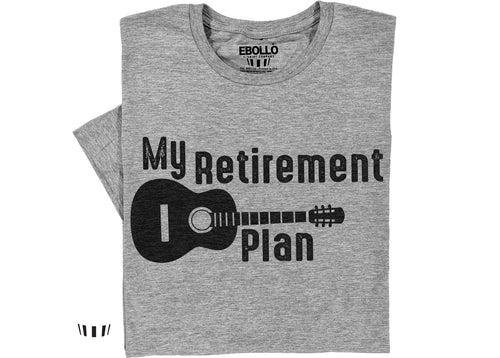 Funny Retirement Guitar T-Shirt, Father's Day Gift