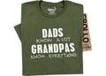 Funny Grandpa T-Shirt, Dad Knows a Lot, Father's Day Gift, Grandpa Tee