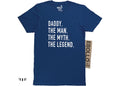 Funny Dad T-Shirt The Man Myth Legend Fathers Day Gift Soft Cotton Mens Tee