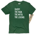 Funny Dad T-Shirt The Man Myth Legend Fathers Day Gift Soft Cotton Mens Tee