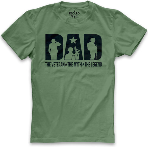 Dad The Veteran T-Shirt | Funny Father's Day Gift