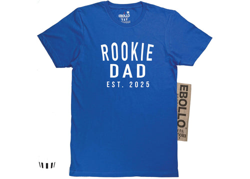 Rookie Dad T-Shirt Est. 2025 - New Father Gift
