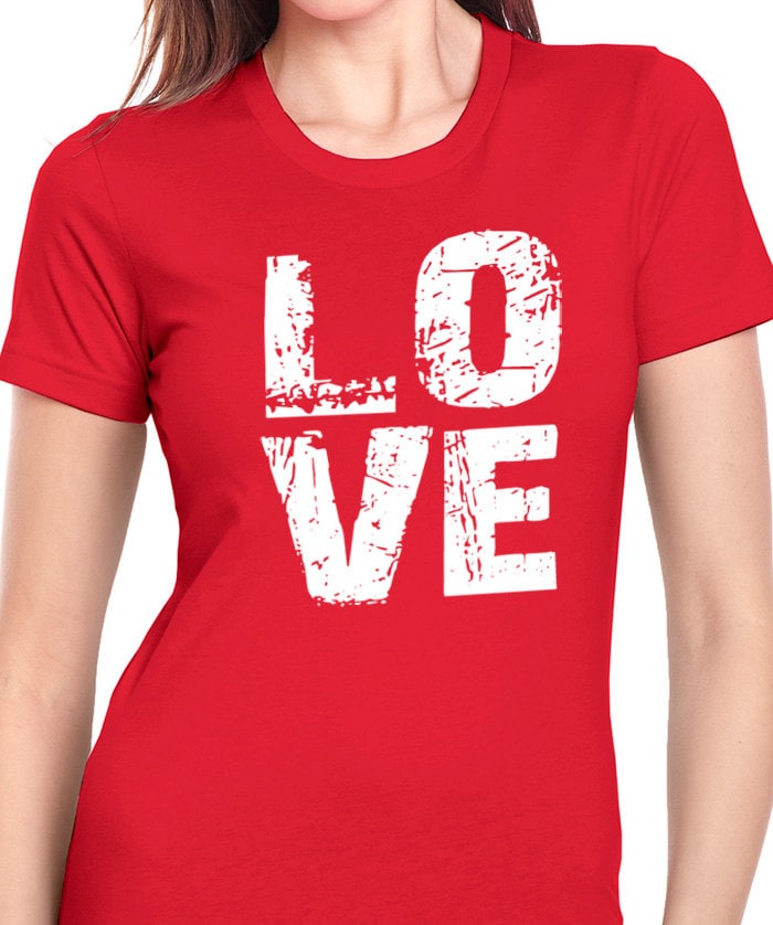 Love T-Shirt - Valentines Day Gift for Wife, Soft Cotton Tee