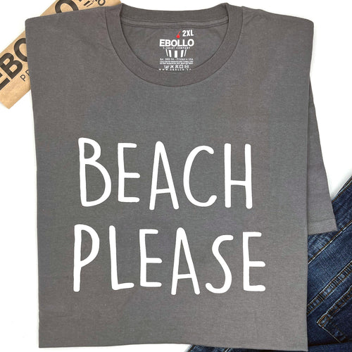 Beach Please T-Shirt | Funny Summer Vacation Dad Gift, Dad Shirt