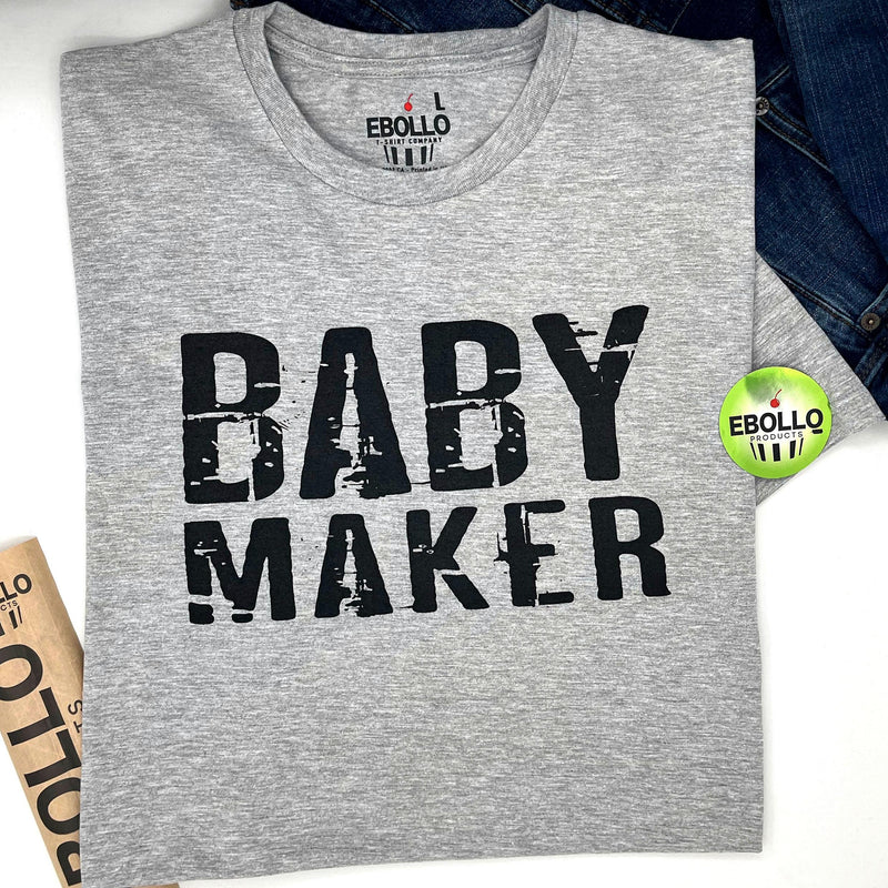 Funny 'Baby Maker' Husband Shirt - New Dad Gift