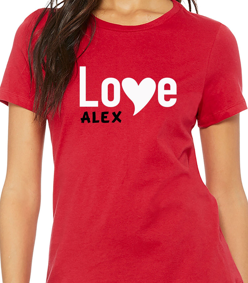 Personalized Love T-Shirt for Her, Custom Valentine's Day Gift, Funny Bride Shirt
