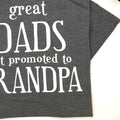 Promoted to Grandpa T-Shirt, Father's Day Gift for Dads, Grandfather Gift