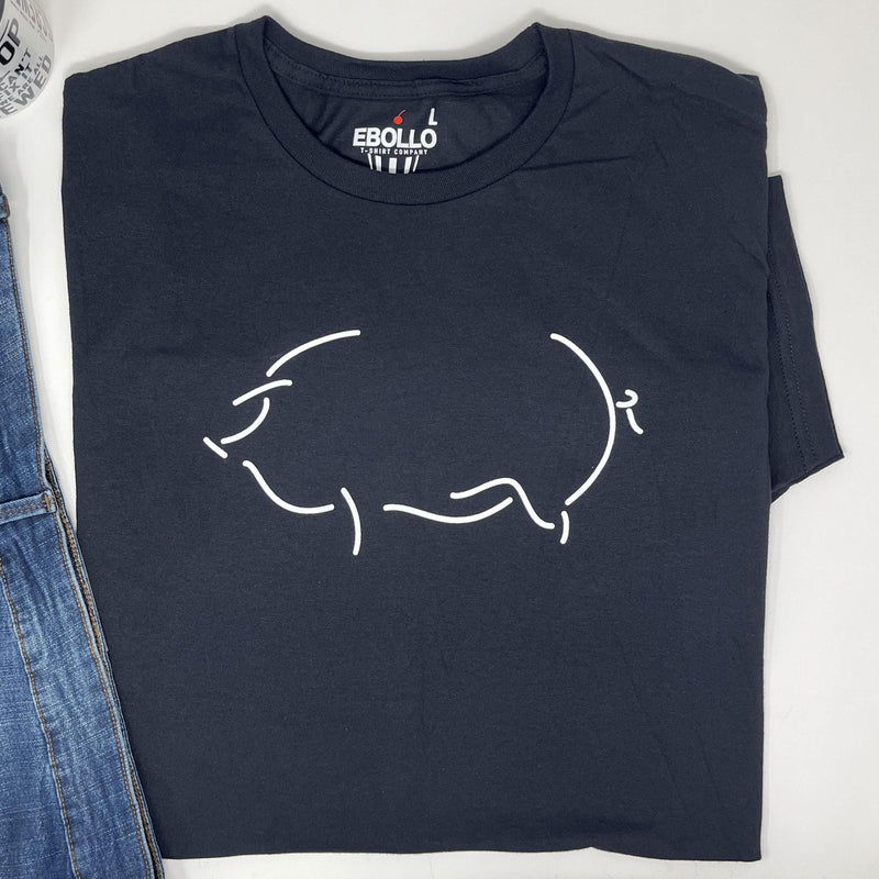 Funny Pig Graphic T-Shirt for Men | Husband Father's Day Gift, Humorous Pig Tee