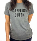Caffeine Queen T-Shirt for Coffee Lovers, Funny Mom Gift, Short Sleeve Top