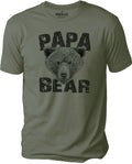 Papa Bear Graphic Tee, Funny Father's Day Gift for Dad & Husband, Proud Father Shirt