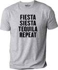 Funny Tequila Shirt | Fiesta Siesta Repeat Dad Gift