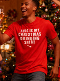 This Is My Christmas Drinking Shirt – Funny Holiday Beer Shirt for Men