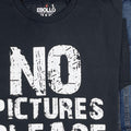 Funny "No Pictures Please" T-Shirt | Humorous Men's Apparel